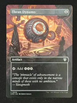 1x MTG Thran Dynamo (Borderless) - Commander Masters (CMM) #658 - Image 1