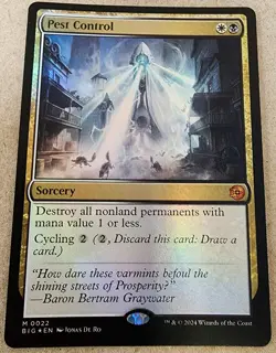 Pest Control - #22 Foil - Outlaws of Thunder Junction: the Big Score - Mtg - Image 1