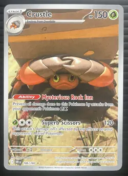 Pokemon TCG Scarlet & Violet Destined Rivals Crustle 186/182 - Image 1