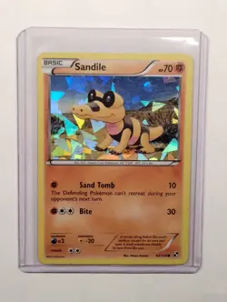 Pokemon TCG - Sandile - 63/114 - Black and White - LP Cracked Ice Holo (2011) - Image 1
