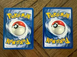 Shadowless vintage Squirtle (63/102) and Wartortle (41/102) Pokemon TCG cards - Image 2