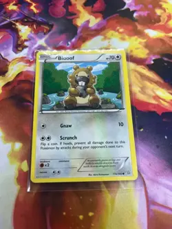 Bidoof 116/160 XY-Primal Clash Regular LP-Lightly Played Pokemon TCG - Image 3