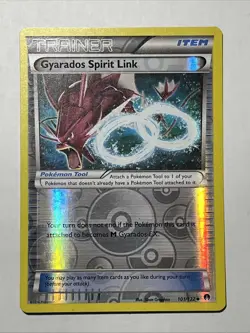 Gyarados Spirit Link 101/122 Rev Reverse Holo XY Breakpoint Pokemon - Image 1