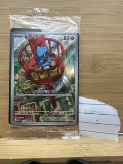 SEALED Riolu 010 ETB Black Star Promo - Mega Evolution - Pokemon TCG (Listing B) - Image 1