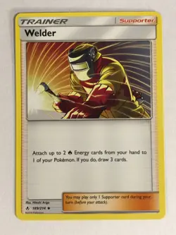 Pokemon TCG Unbroken Bonds Welder 189/214 Near Mint - Image 1