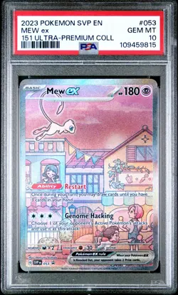 2023 POKEMON SVP BLACK STAR PROMO 151 ULTRA-PREMIUM COLLECTION MEW EX PSA 10 - Image 1
