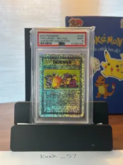 PSA 9 2002 Pokemon Legendary Collection Challenge! REVERSE FOIL #106/110 - RARE! - Image 1