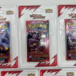 Pokemon TCG Artset 7x Booster Blister Plastique EV10 Rivalites Destinees Rocket - Image 4
