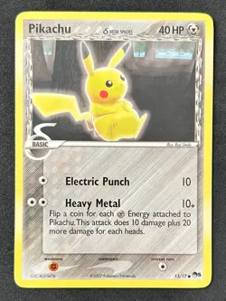 Pokemon TCG Pikachu Delta Species 13/17 Pop Series 5 Steel Type LP - Image 1