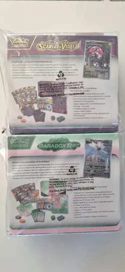 Pokemon TCG: Scarlet & Violet + Paradox Rift Elite Trainer Box x2 New-Sealed. - Image 2
