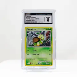 Pokemon Turtwig Cosmos Holo #17 POP Series Promo 6 2007- CGC 8 - Image 1