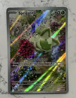 Pokemon - Sprigatito Holo Illustration Rare - 196/193 Paldea Evolved - Image 1