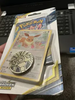 Pokemon Unbroken Bonds Eevee Blister Booster Pack English Sun & Moon Sealed - Image 2