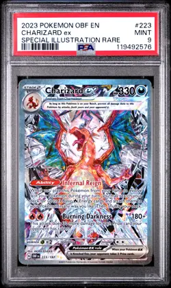 Charizard Ex Special Illustration Rare Pokemon Obf En-Obsidian Flames 223 NM PSA - Image 1