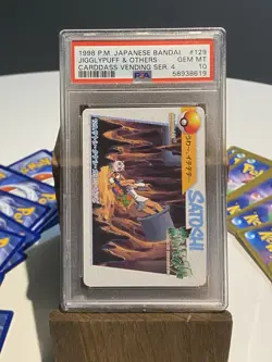1998 Pokemon Japanese Bandai Jigglypuff Others Carddass Vending Series 4 PSA 10 - Image 1