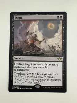 Damn MTG Magic the Gathering Card NM Near Mint MH2 - Image 1