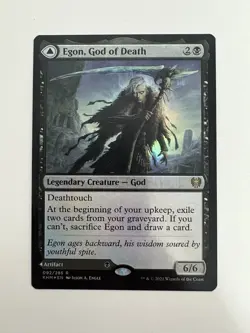 Egon God of Death / Throne Foil MTG Magic the Gathering Card NM Near Mint KHM - Image 1