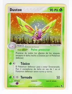 ~ESP~ SPANISH Dustox 6/109 HOLO EX Ruby & Sapphire Pokemon Card (LB3) - Image 1
