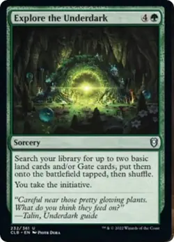 Explore the Underdark -Foil Light Play MTG - Image 1
