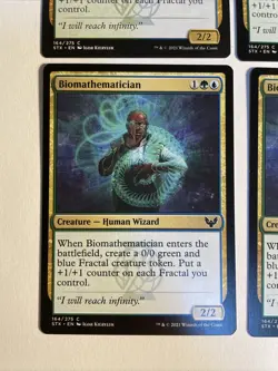 4x Mtg Strixhaven Biomathematician NM/M Magic The Gathering - Image 2