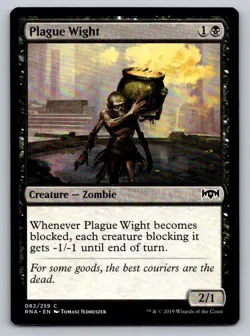MTG Plague Wight 082/259 Regular - Image 1
