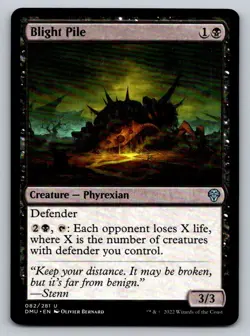 MTG Blight Pile 082/281 Regular - Image 1
