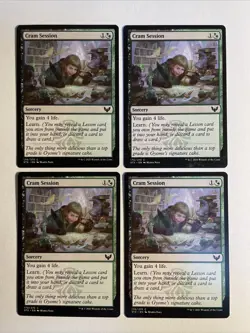 4x Mtg Strixhaven Cram Session NM/M Magic The Gathering - Image 1