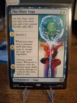 NM Foil The Clone Saga, MTG, Marvel's Spider-Man, Magic the Gathering, 28 - Image 1