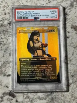 Tifa, Martial Artist FOIL 206 PSA 9 MINT (MTG Final Fantasy 2025) - Image 1