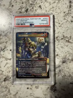 Vivi Ornitier NON-FOIL 321 PSA 10 GEM MINT (MTG Final Fantasy 2025) - Image 1