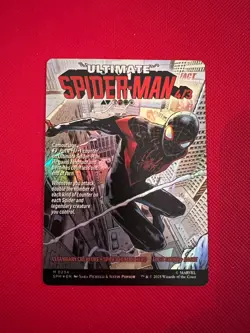 Miles Morales, Ultimate Spider Man MTG Borderless Foil Comic Book SPM 0234 - Image 2