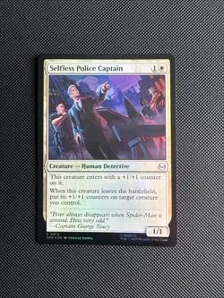 Selfless Police Captain 0012 Common Foil Spider-Man MTG - Image 1