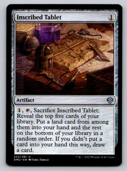 MTG Inscribed Tablet 232/281 Regular - Image 1