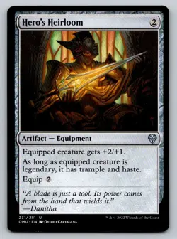 MTG Hero's Heirloom 231/281 Regular - Image 1