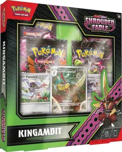 Pokemon TCG Scarlet & Violet Shrouded Fable Kingambit Collection Box New/Sealed - Image 1