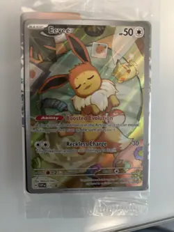 Pokemon TCG Eevee 173 Black Star Promo Prismatic Evolutions Sealed W Dividers - Image 2