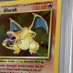 1999 Pokemon GERMAN 1st Edition Base Set Glurak-Charizard Holo 4/102 PSA 8 NM-MT - Image 5