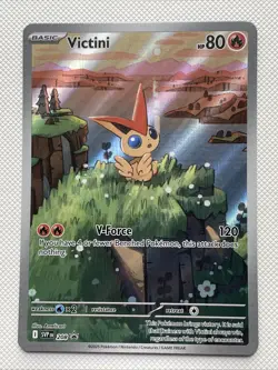 Pokemon Victini SVP 208 Scarlet & Violet Holo Black Star Promo NM - Image 1
