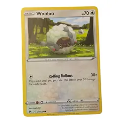 Wooloo 121/159 Common | Crown Zenith | Pokemon Card NM - Image 1