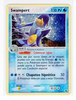 ~ESP~ SPANISH Swampert 13/109 HOLO EX Ruby & Sapphire Pokemon Card (LB3) - Image 1