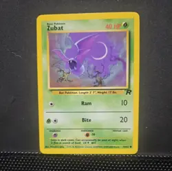 Pokemon TCG - Zubat 70/82 - Team Rocket - Common - LP WOTC - Image 1