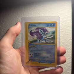 Suicune 53 Black Star Promo Pokemon WOTC Regular Card Pokemon 4Ever Stamp LP - Image 1