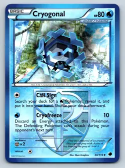 Cryogonal - Plasma Freeze 30/116 Pokemon Card LP - Image 1