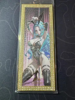 Goddess Bunny Vivi Diamond Card Metal Bikini Waifu Doujin Numbered One Piece - Image 1