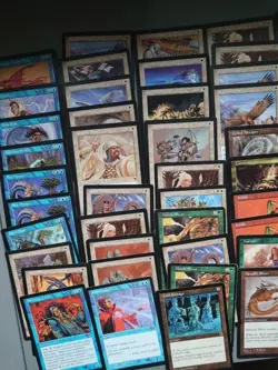 100 Tempest MTG Cards Only Lot. Old Vintage. TEm5 Cold Storage, Basic Lands - Image 3