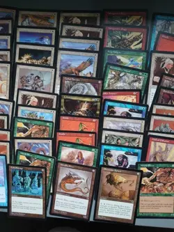100 Tempest MTG Cards Only Lot. Old Vintage. TEm5 Cold Storage, Basic Lands - Image 5