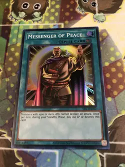 Yu-Gi-Oh Card 25th Anniversary - SRL-EN102 - MESSENGER OF PEACE (super rare) - Image 1
