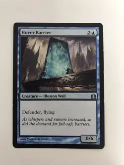 Hover Barrier MTG Magic the Gathering Card MP Moderately Played RTR - Image 1