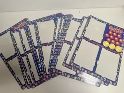 19 PEELED Japanese Pokemon Vending Series Peeled Sheets No Cards - Image 1