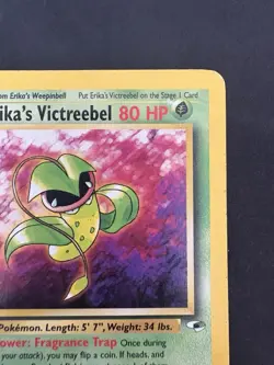 Pokemon TCG Erika's Victreebel Gym Heroes Card 26/132 Non Holo Rare Vintage LP - Image 3